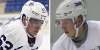 Left: Toronto Maple Leafs' Auston Matthews (Aaron Lynett / The Canadian Press). Right: Winnipeg Jet's Patrik Laine (Joe Bryksa / Winnipeg Free Press)