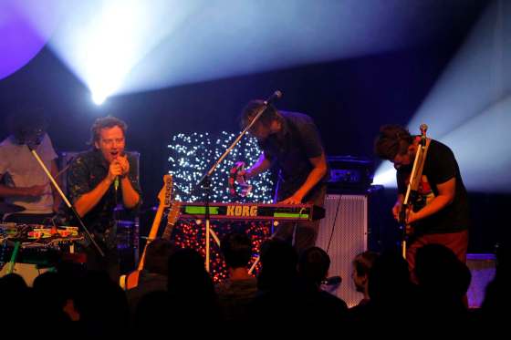 BORIS MINKEVICH / WINNIPEG FREE PRESS FILESRoyal Canoe plays at the Park Theatre in Winnipeg in 2013.