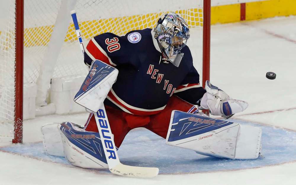 JULIE JACOBSON / ASSOCIATED PRESS FILES
It’s likely the Jets will face Henrik Lundqvist in goal.