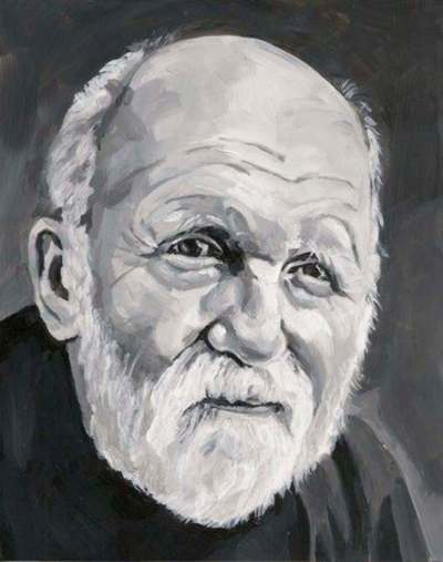GUREVICH FINE ART
Carole Freeman painting of Winnipeg painter Ivan Eyre. Part of Something About Winnipeg at Gurevich Fine Art.