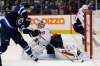 John Woods / The Canadian Press
Washington Capitals goaltender Braden Holtby (70) stops Winnipeg Jets’ Nikolaj Ehlers (27) during second period NHL action in Winnipeg on Tuesday.