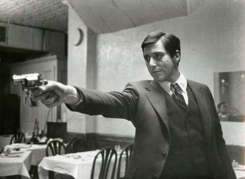 PARAMOUNT PICTURES PHOTOS
The restaurant scene in The Godfather confirmed Al Pacino was right for the role of Michael Corleone.
