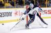 MARK HUMPHREY / THE ASSOCIATED PRESS FILES
Winnipeg Jets goalie Connor Hellebuyck reaches for the puck during the second period of an NHL hockey game against the Nashville Predators Friday, Nov. 25, 2016, in Nashville, Tenn.