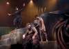 WAYNE GLOWACKI / WINNIPEG FREE PRESS
Mowgli (Adriano Sobretodo Jr.) stands beside Baloo (Cory Wojcik) as Bagheera (Kimberley Rampersad) creeps down the stairs in a scene in The Jungle Book at the Manitoba Theatre for Young People.