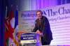 WAYNE GLOWACKI / WINNIPEG FREE PRESS
Premier Brian Pallister gives his State of the Province address at the Winnipeg Chamber of Commerce luncheon in the RBC Convention Centre Thursday.