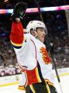 Jay LaPrete / The Associated Press files
Calgary Flames' Micheal Ferland finds it fun to come to work right now.