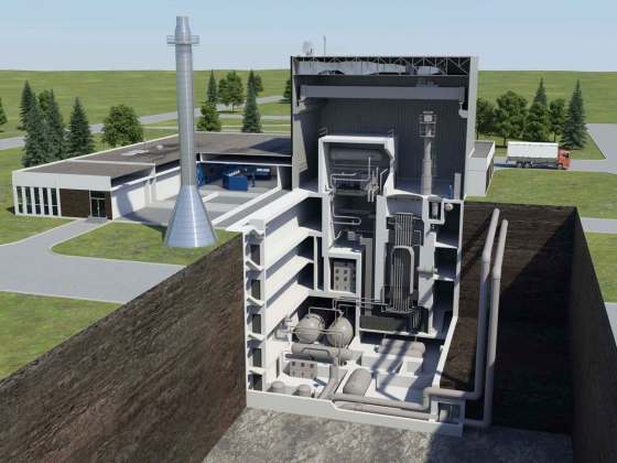 Artist renderingAn artist’s rendering of Whiteshell Laboratories near Pinawa provided by Canadian Nuclear Laboratories. The company says entombing the site would be safer than disassembling and moving it.