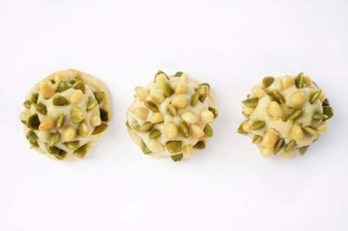 DEB LINDSEY / THE WASHINGTON POST
Petits-fours-sized treats made of marzipan, pine nuts and pumpkin seeds.