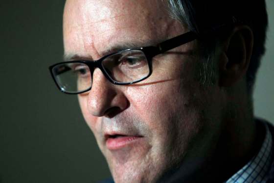 BORIS MINKEVICH / WINNIPEG FREE PRESS FILESFinance Minister Cameron Friesen talks about the deficit forecast outside his office at the Manitoba Legislative Building during a news conference on Dec. 20.