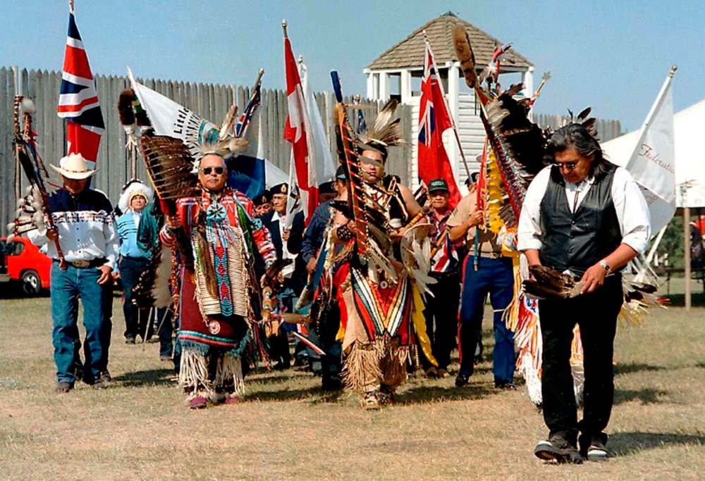 THOMAS PORTER FILE / the canadian press files
The 125th anniversary of the signing of Treaty Six is marked in 2001 at Fort Carlton, Sask. Harold Johnson, a Treaty Six Cree, has written a thought-provoking book called Firewater: How Alcohol is Killing My People (and Yours).