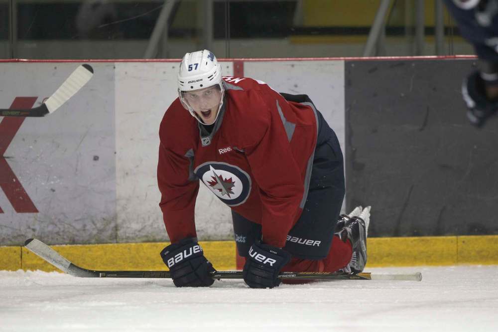JOE BRYKSA / WINNIPEG FREE PRESS
Winnipeg Jet Tyler Myers
