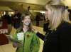 TREVOR HAGAN / WINNIPEG FREE PRESS FILES
Jennifer Jones offers words of encouragement to a young Christine MacKay, in 2008.
