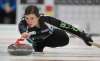 RUTH BONNEVILLE / WINNIPEG FREE PRESS
Beth Peterson and her teammates play against Kerri Einarson in the Scotties Tournament at Eric Coy Arena Thursday evening.