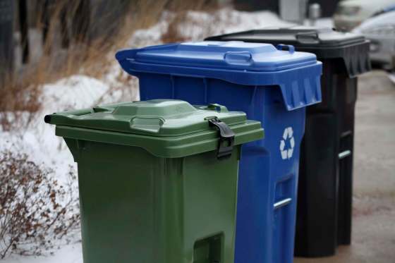 Ruth Bonneville / Winnipeg Free Press filesMayor Brian Bowman’s desire to find a new direction for organic waste disposal in the city means green bins won’t be popping up on Winnipeg curbs any time soon.