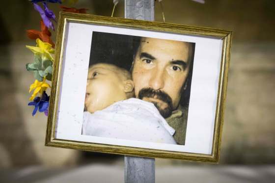 GREG GALLINGER / WINNIPEG FREE PRESSA photo of Irvine J. Fraser near where he was killed at The University of Manitoba.