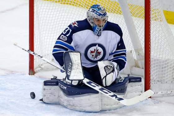 GENE J. PUSKAR / THE ASSOCIATED PRESS FILESIs Winnipeg Jets goalie Connor Hellebuyck: overall consistency hasn't been there.