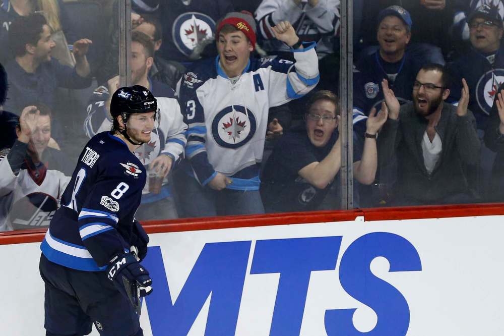 John Woods / The Canadian Press
Winnipeg Jets defenceman Jacob Trouba has six goals and 26 points in 49 games this season.