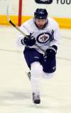 BORIS MINKEVICH / WINNIPEG FREE PRESS
Winnipeg Jets' Blake Wheeler is more concerned with helping his team get into the playoffs than repaying a dirty hit.