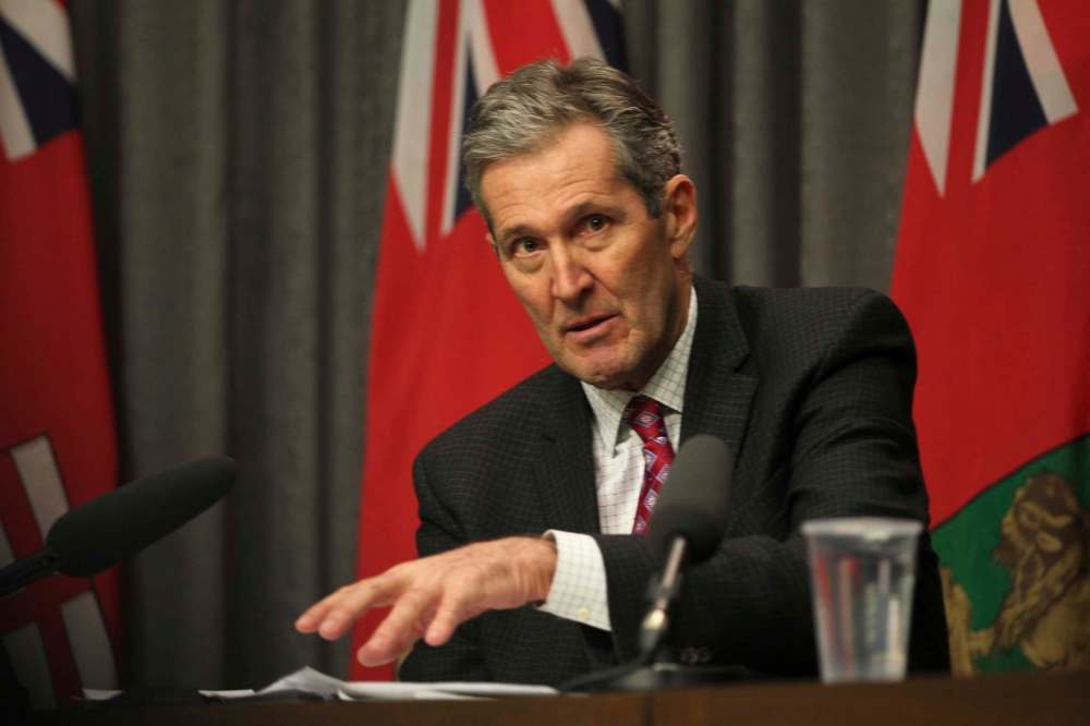 RUTH BONNEVILLE / WINNIPEG FREE PRESS
Premier Brian Pallister previously pledged to protected front-line services and the people who provide them.