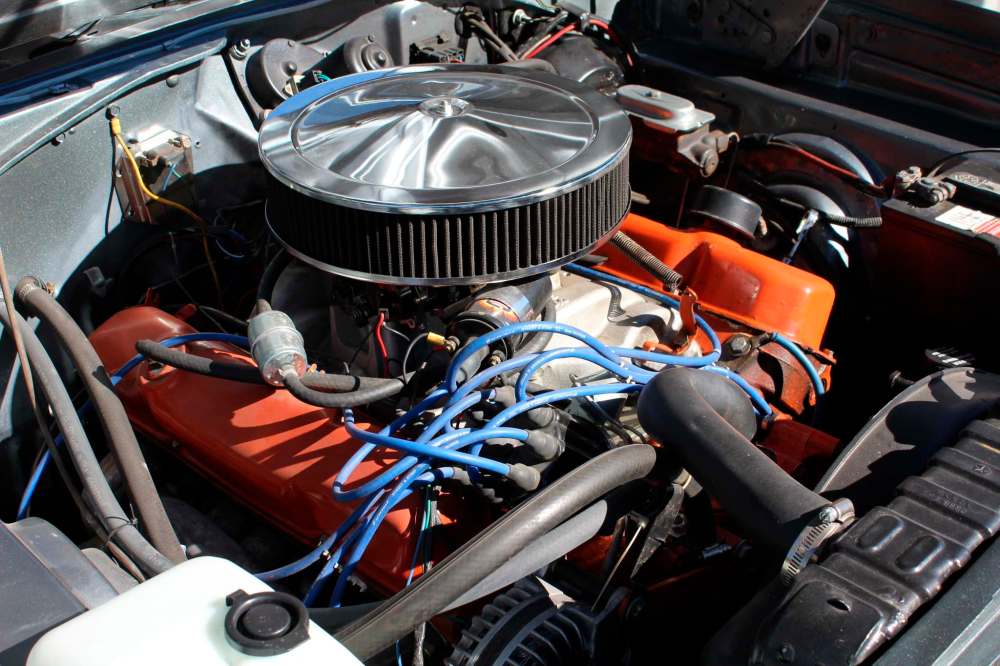 Photos by Larry D’Argis / For The Winnipeg Free Press
For power, the original Charger’s 383 four-barrel V-8 was replaced by a completely rebuilt 1969 vintage 440 Magnum V-8.