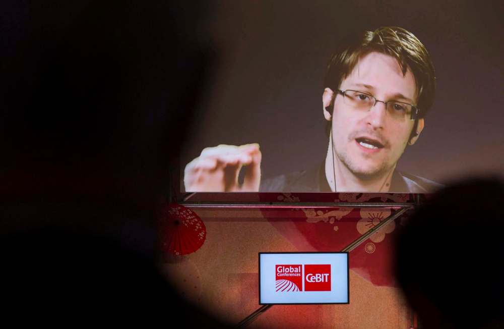FRISO GENTSCH / DPA international FILES
Edward Snowden, a former CIA contractor before turning whistleblower, has sold out his May 9 live broadcast lecture at the University of Winnipeg.