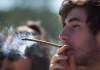 Darryl Dyck / The Canadian Press Files
A man smokes during the annual 4/20 cannabis culture celebration at Sunset Beach in Vancouver, B.C., in 2016.