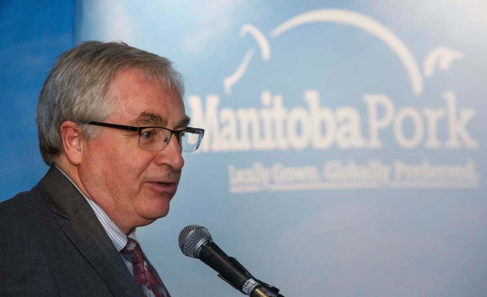 MIKE DEAL / WINNIPEG FREE PRESS Files
Andrew Dickson of the Manitoba Pork Council says Manitoba’s pork industry follows ‘the toughest sustainable development principles in how we do business.’