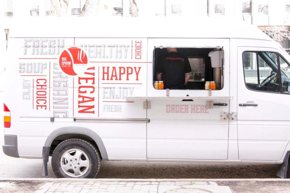 SUPPLIED
After the grand opening, Big Spoon Soup Company's truck will be at Portage and Edmonton or on Broadway during lunch hours