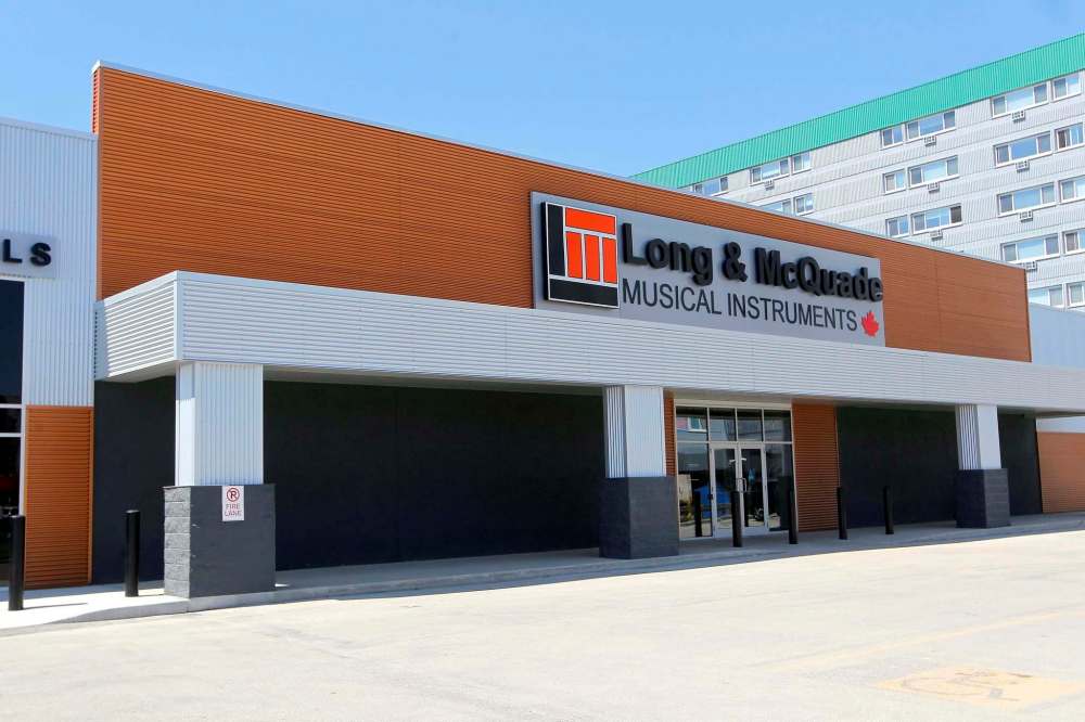 Long & McQuade’s new flagship Winnipeg store has been in operation since last November.
