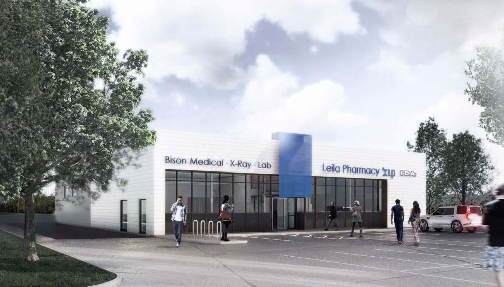 SUPPLIED
Leila Pharmacy will spend about $2.8 million to open a new pharmacy and medical clinic at 1686 Pembina Hwy.