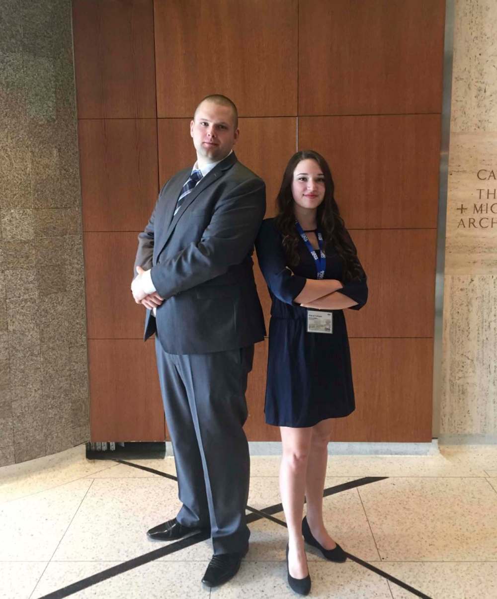 SUPPLIED
Kyle Prevost teaches finance to high school students such as Kiara Fulham.