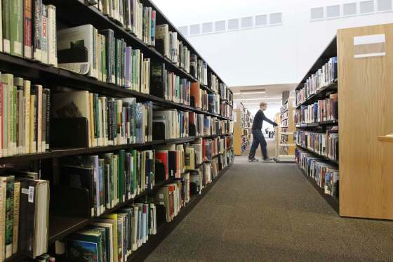 TREVOR HAGAN / WINNIPEG FREE PRESS FILESWinnipeg's is the only major library system in Canada that charges for borrowing regular material, namely DVDs.