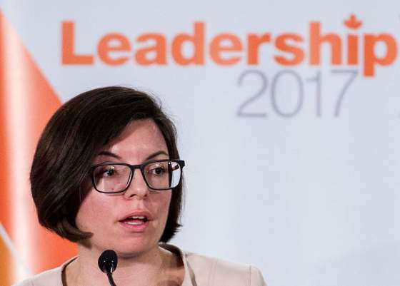 Graham Hughes / The Canadian Press filesManitoba MP and NDP leadership candidate Niki Ashton during a leadership debate in Montreal.