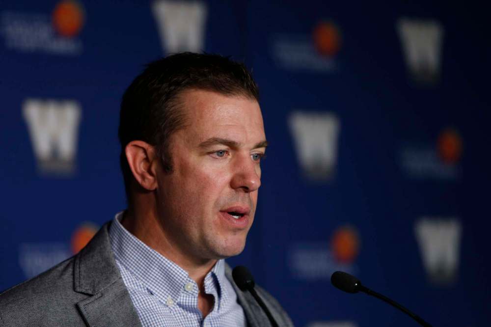 WAYNE GLOWACKI / WINNIPEG FREE PRESS
Winnipeg Blue Bombers General Manager Kyle Walters: