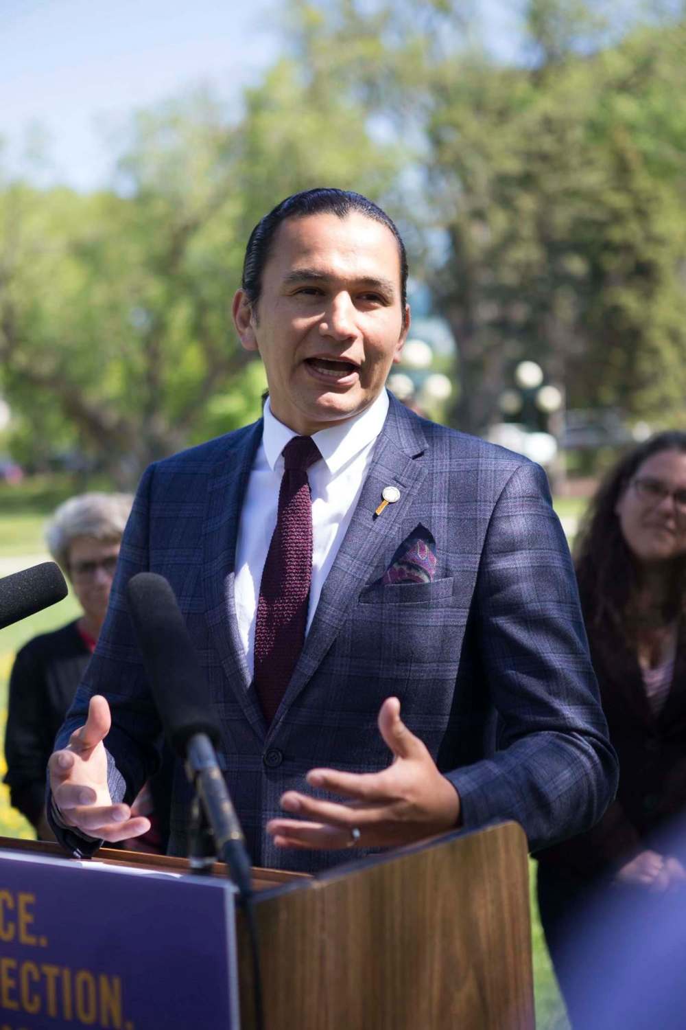 JEN DOERKSEN / WINNIPEG FREE PRESS
NDP leadership hopeful Wab Kinew.