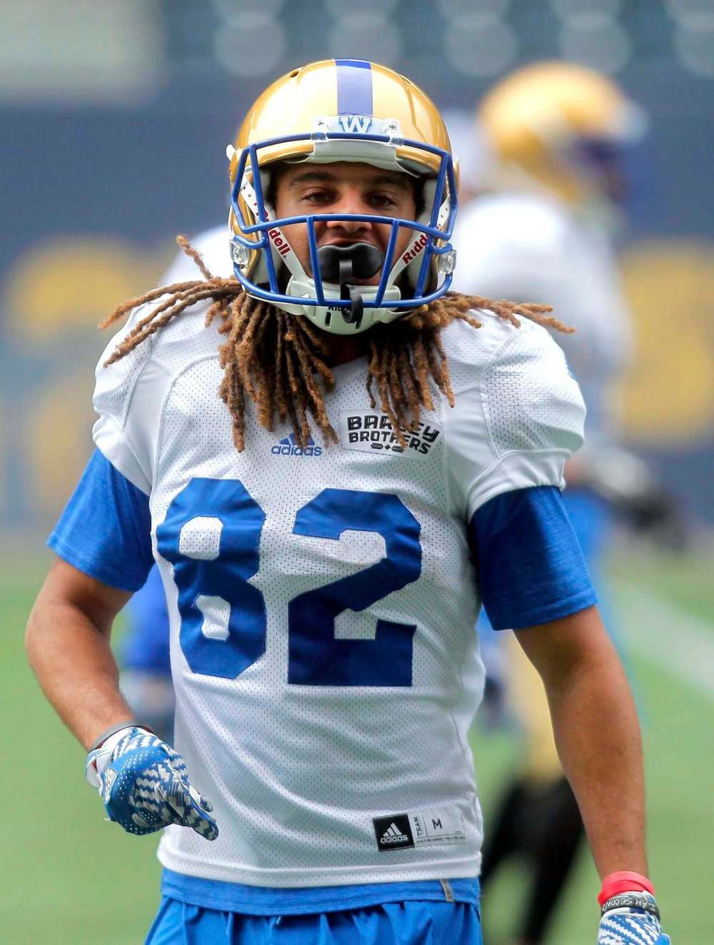 BORIS MINKEVICH / WINNIPEG FREE PRESS
Kieren Duncan says some of the rules specific to Canadian football make it a 'receiver's dream.'