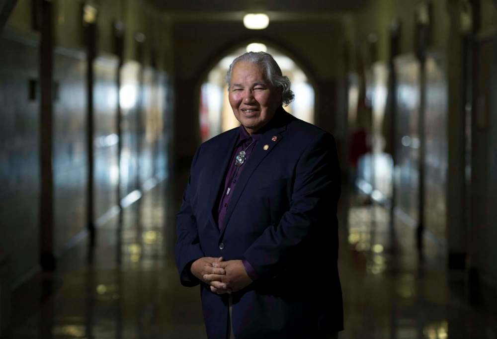 ADRIAN WYLD / THE CANAIDAN PRESS FILES
Sen. Murray Sinclair clarified the importance of a comma in transgender rights Bill C16.