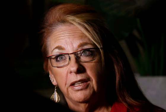 WAYNE GLOWACKI / WINNIPEG FREE PRESSMichelle Gawronsky, president of the Manitoba Government and General Employees’ Union says her members are upset the jobs are to be contracted out.