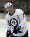 MIKE DEAL / WINNIPEG FREE PRESS Files
Former Winnipeg Jets prospect Lukas Sutter suits up for a development camp. Today, the former second-round pick is attending the University of Saskatchewan.