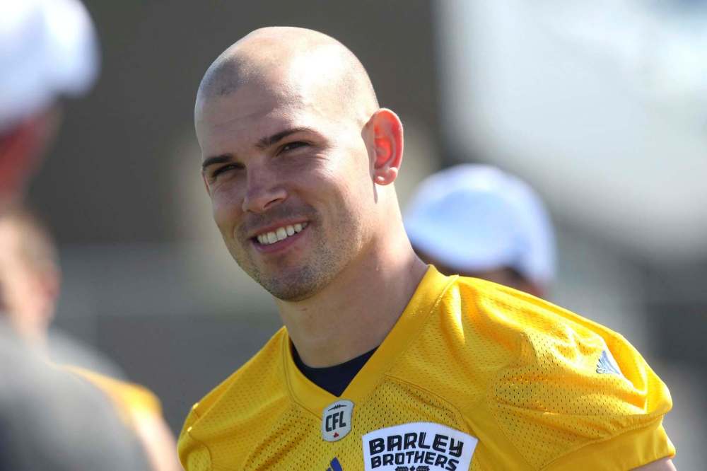 RUTH BONNEVILLE / WINNIPEG FREE PRESS
Quarterback Dan LeFevour is vying for an opportunity to back up Matt Nichols this season.