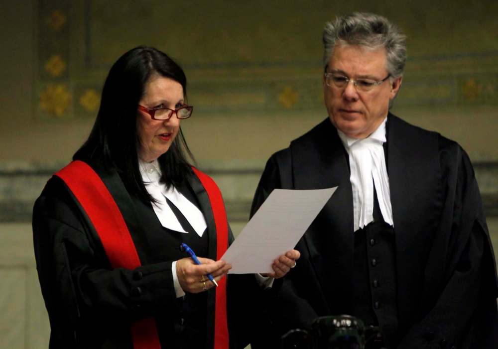 BORIS MINKEVICH / WINNIPEG FREE PRESS files
Provincial court Chief Judge Margaret Wiebe and Court of Appeal Chief Justice Richard Chartier were accused of improper conduct by an anonymous lawyer.