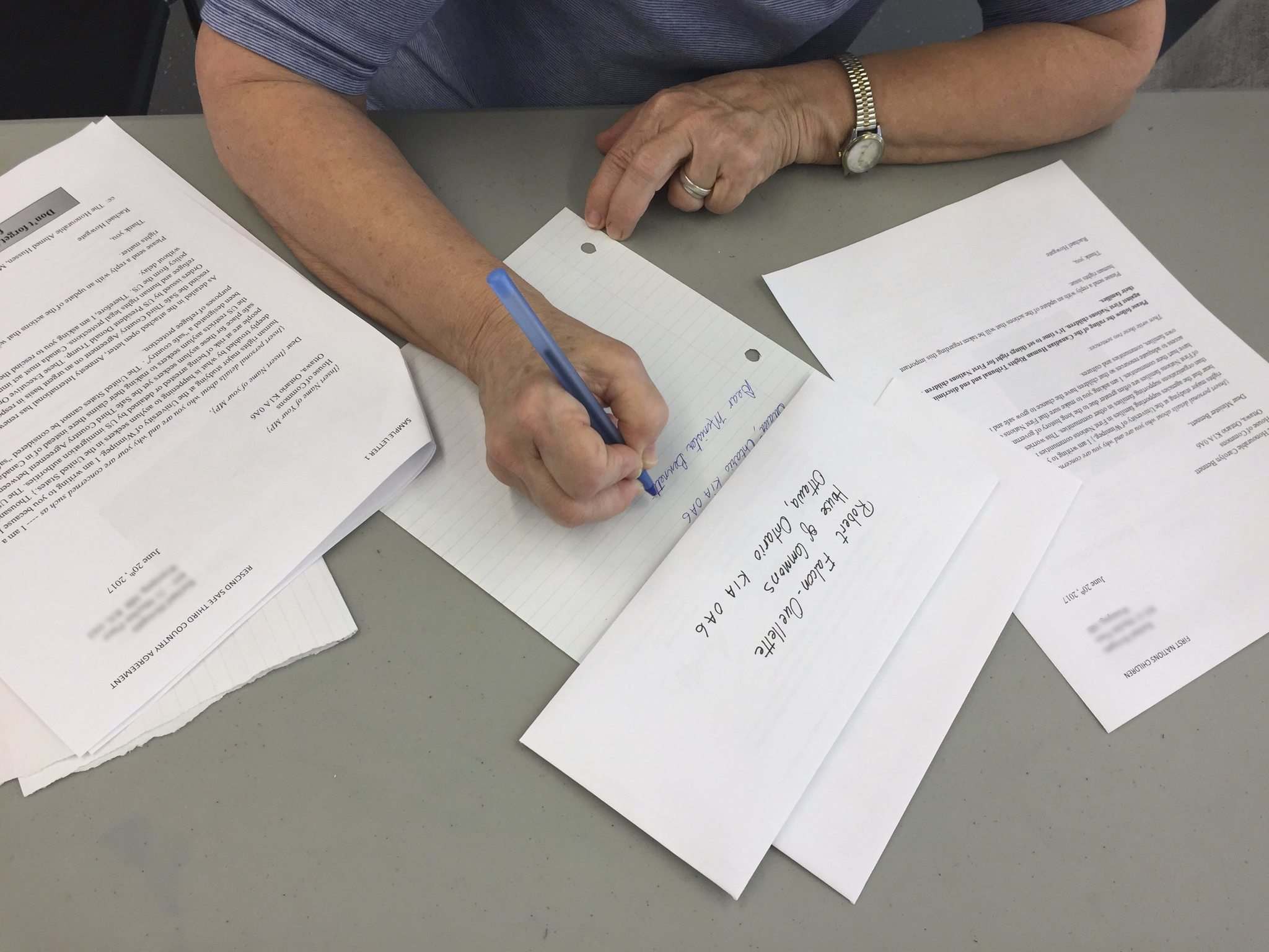 Letter writing campaign takes aim at Safe Third Country Agreement