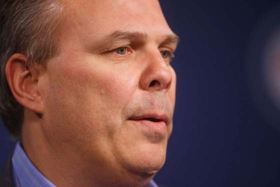 MIKE DEAL / WINNIPEG FREE PRESSWinnipeg Jets’ General Manager Kevin Cheveldayoff