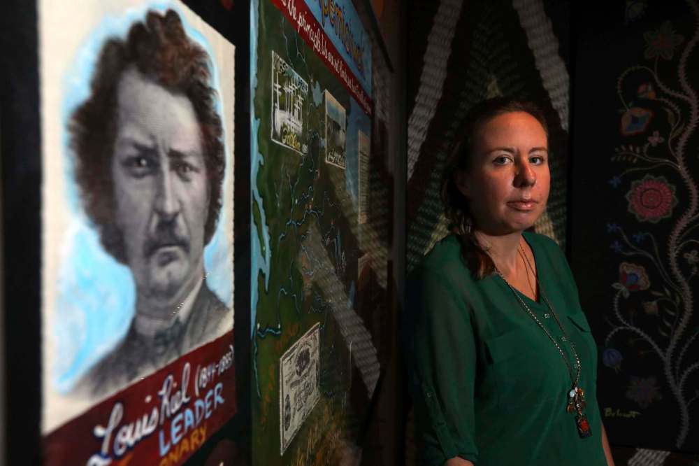 RUTH BONNEVILLE / WINNIPEG FREE PRESS
Dr. Karine Duhamel, curator of indigenous content at the Canadian Museum for Human Rights, says there are many histories for Canada’s 150th ‘and they’re not all the cause for celebration.’