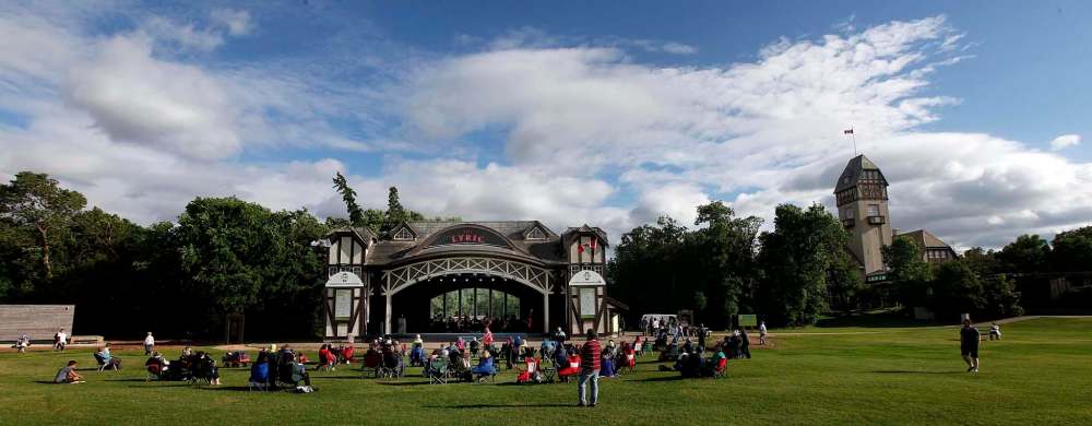 Winnipeg Pops Orchestra performed Thursday at the Lyric Theatre in Assiniboine Park. The Assiniboine Park Conservancy has a long lineup of events that will be in the park all summer. (Phil Hossack / Winnipeg Free Press)