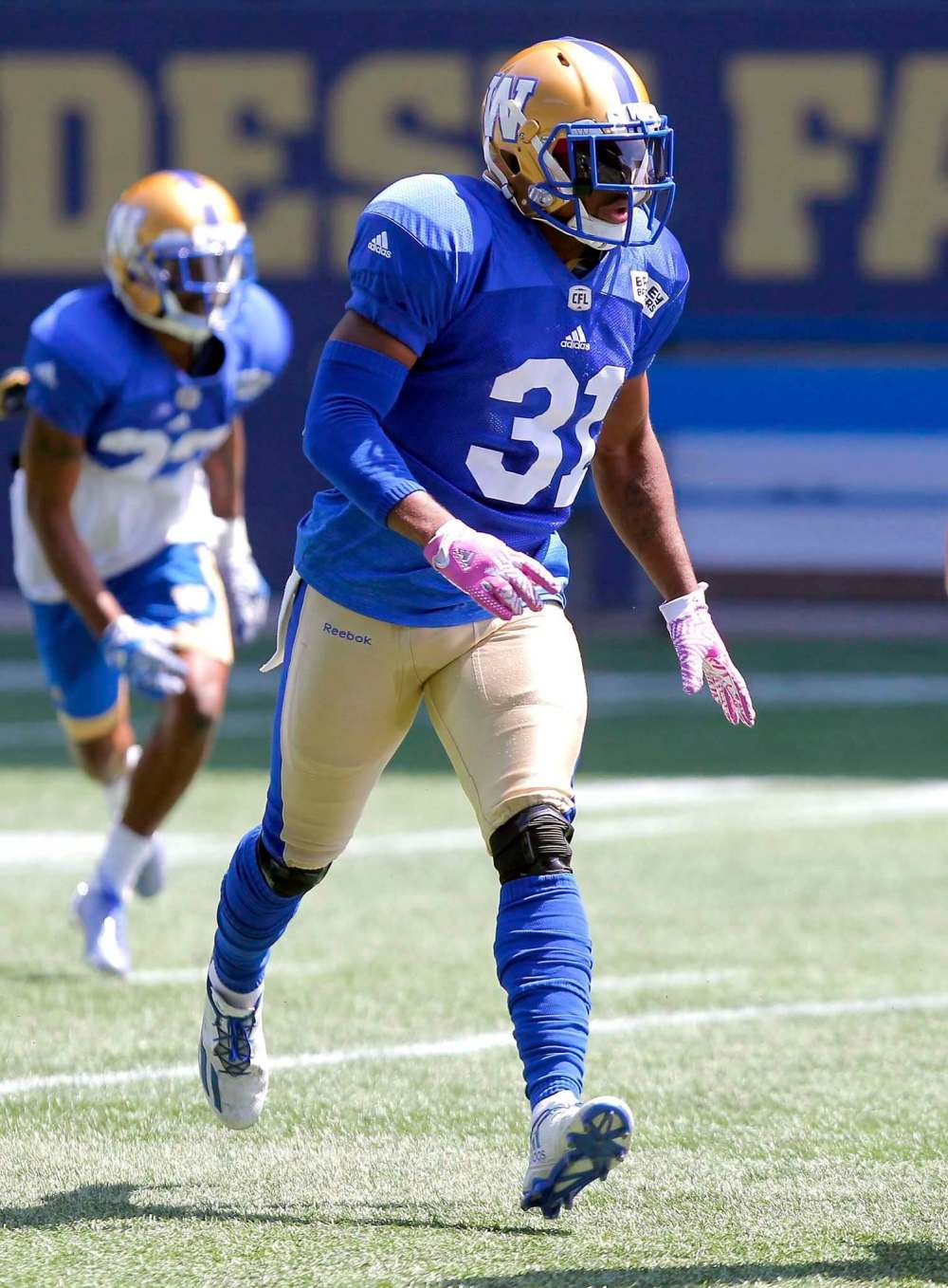 Winnipeg Blue Bombers defensive back Maurice Leggett is expected to play this weekend in Regina.
