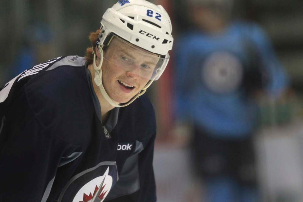 RUTH BONNEVILLE / WINNIPEG FREE PRESS FILES
Mason Appleton has put on 15 pounds since the Jets drafted him in the sixth round of the 2015 NHL entry draft.