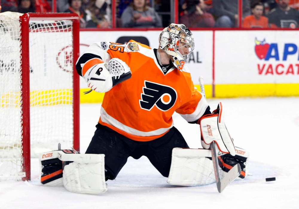 (AP Photo/Chris Szagola)
Sources say former Philadelphia Flyers' goalie Steve Mason will be part of the Winnipeg Jets organization starting Saturday.