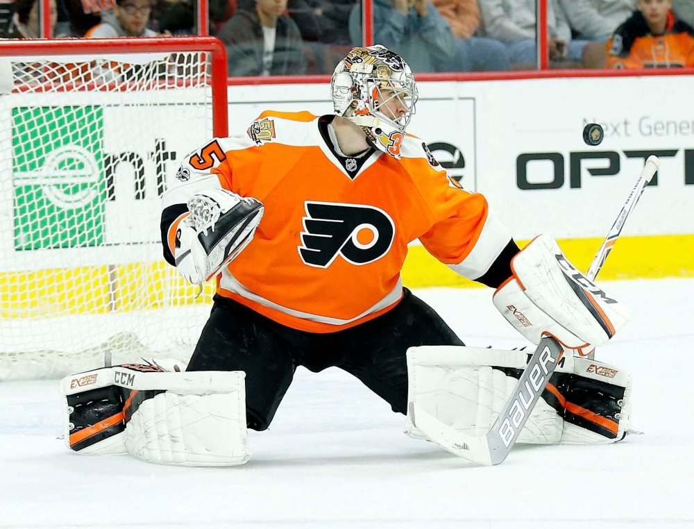 Yong Kim / Philadelphia Daily News files
New Jets goalie Steve Mason believes that, at 29, he is just entering his prime.