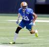 BORIS MINKEVICH / WINNIPEG FREE PRESS
Winnipeg Blue Bomber Brandon Alexander during practice, Tuesday.